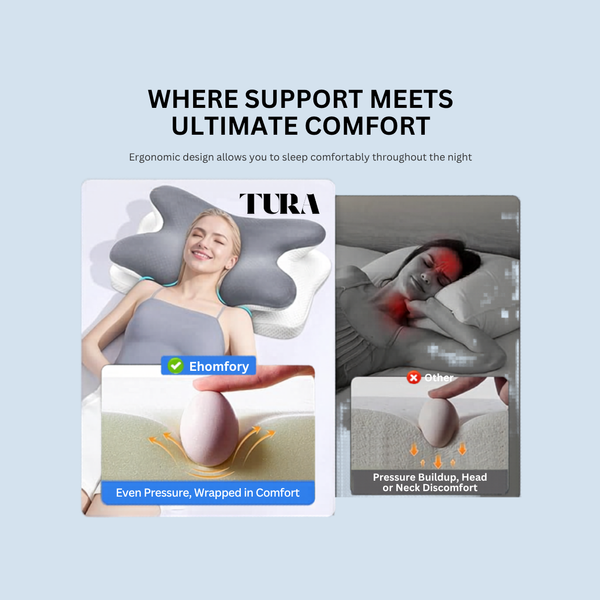 TURA Cervical Neck Pillow
