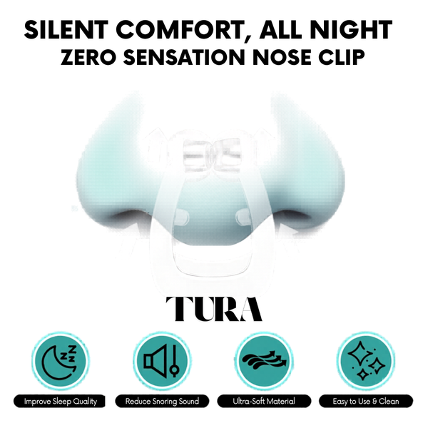 Magnetic anti snoring nose clip