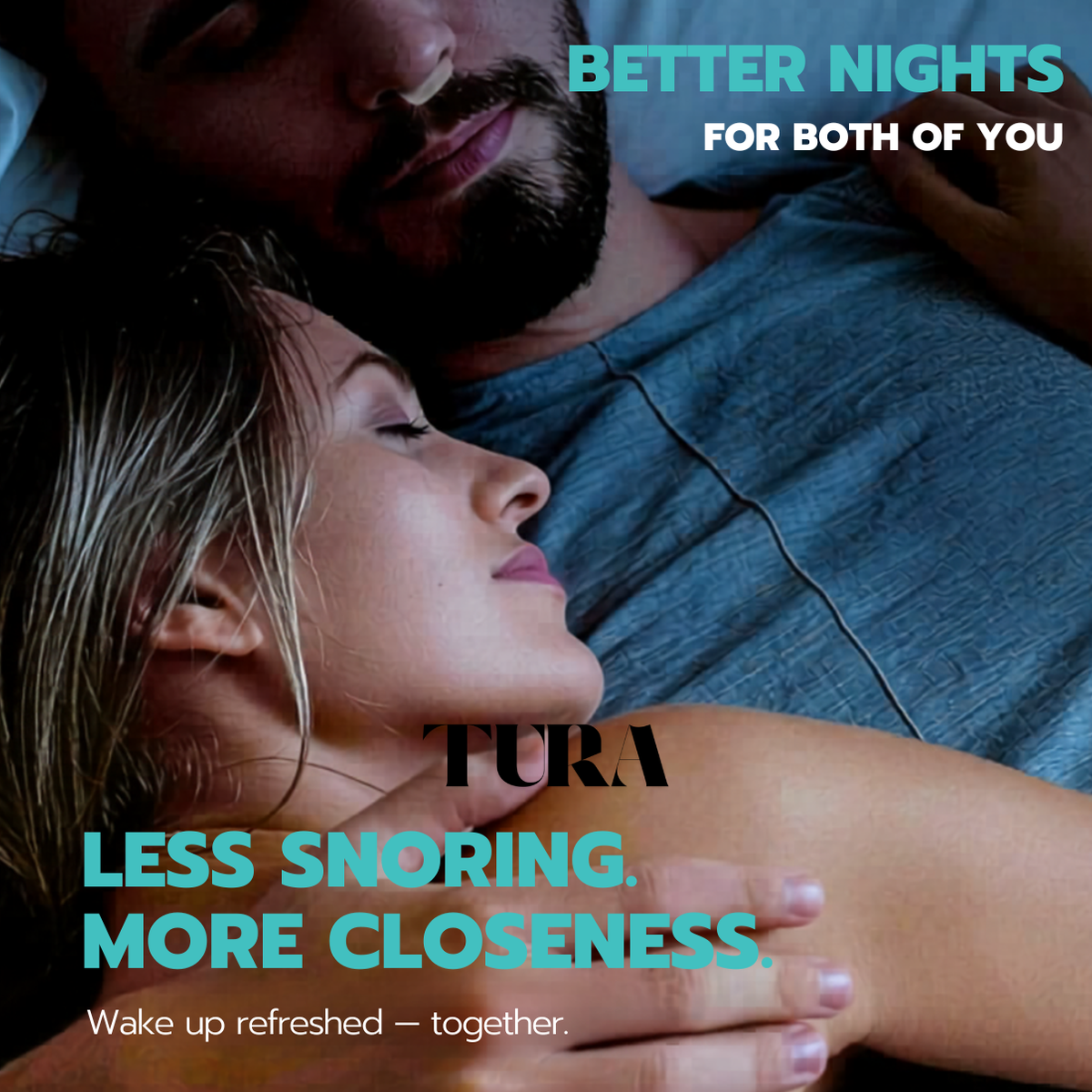 Magnetic anti snoring nose clip