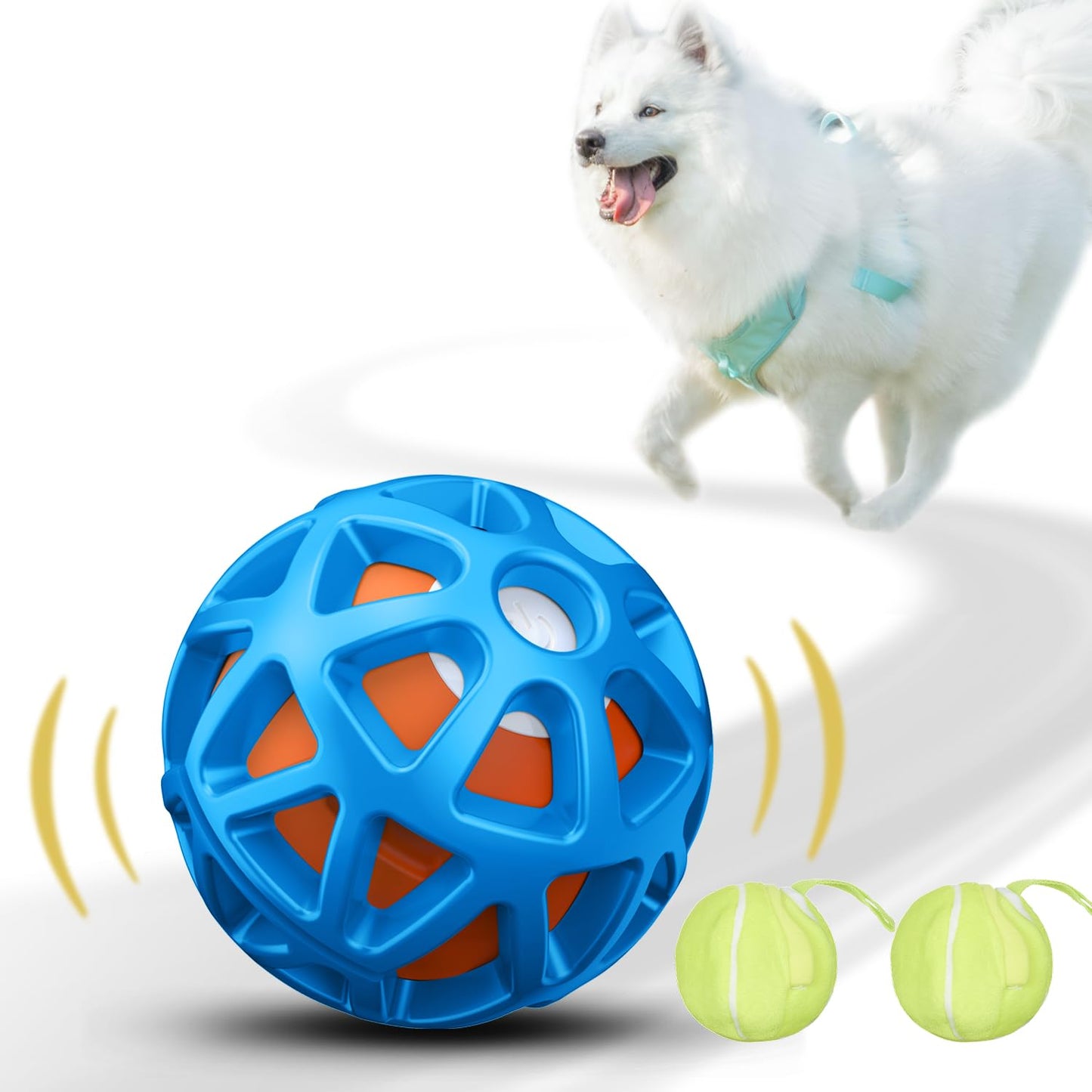 Bouncing & Vibrating Dog Ball | Motion-Activated