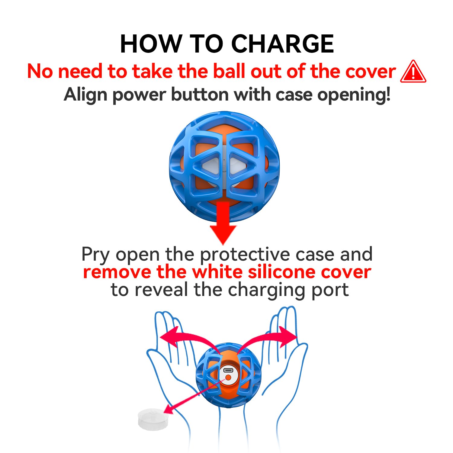Bouncing & Vibrating Dog Ball | Motion-Activated