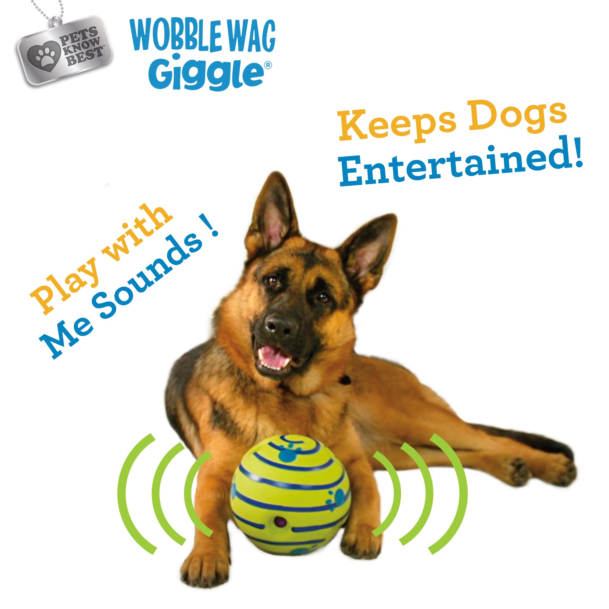 Dog Giggle Ball | Interactive Rolling Toy