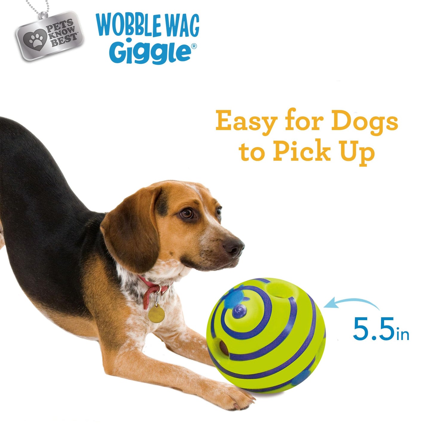 Dog Giggle Ball | Interactive Rolling Toy