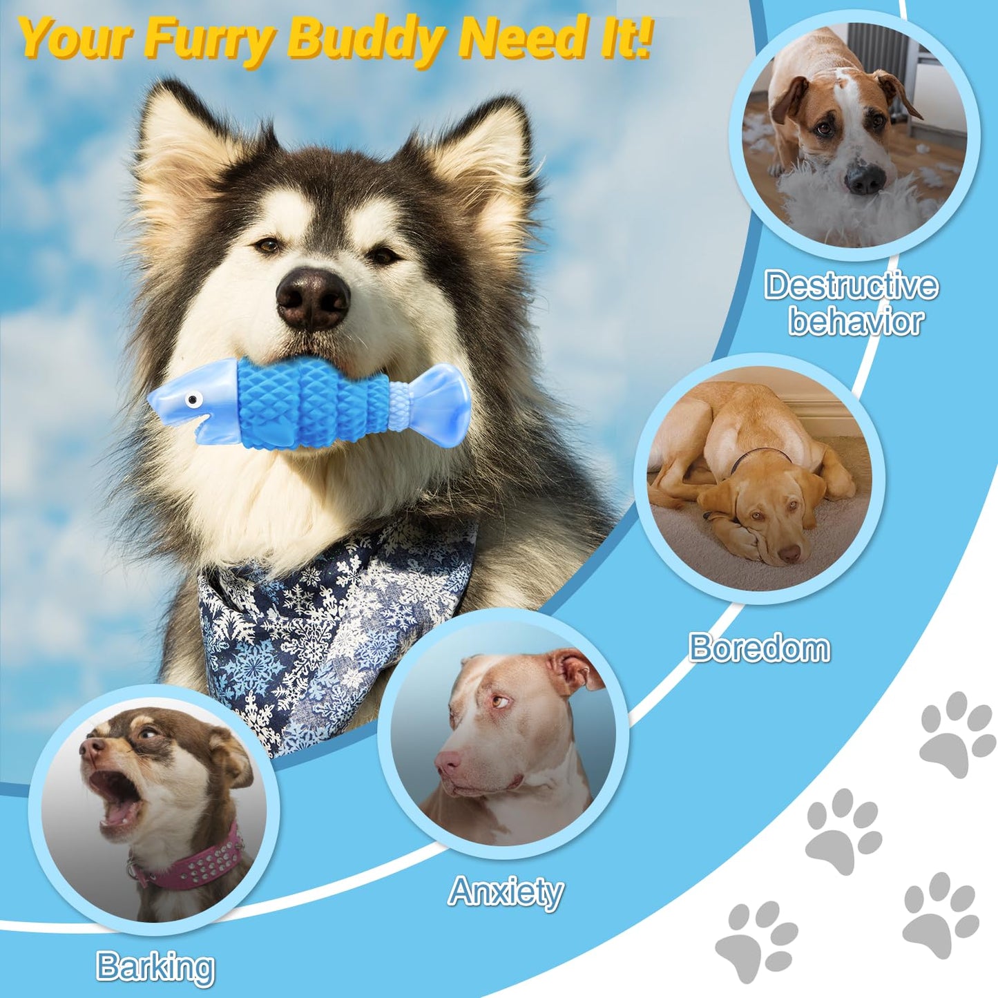 Tough Dog Indestructible Chew Toys | Bacon Flavored