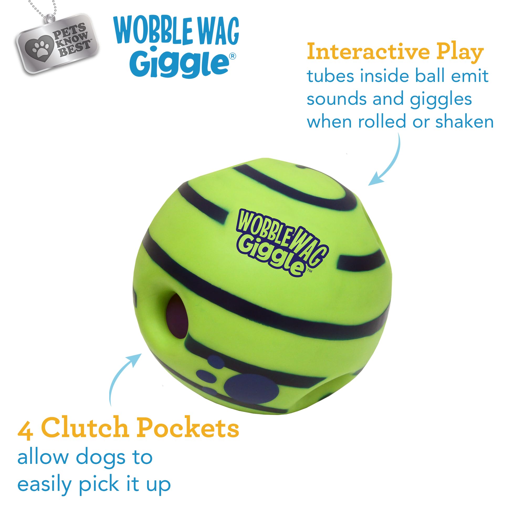Dog Giggle Ball | Interactive Rolling Toy