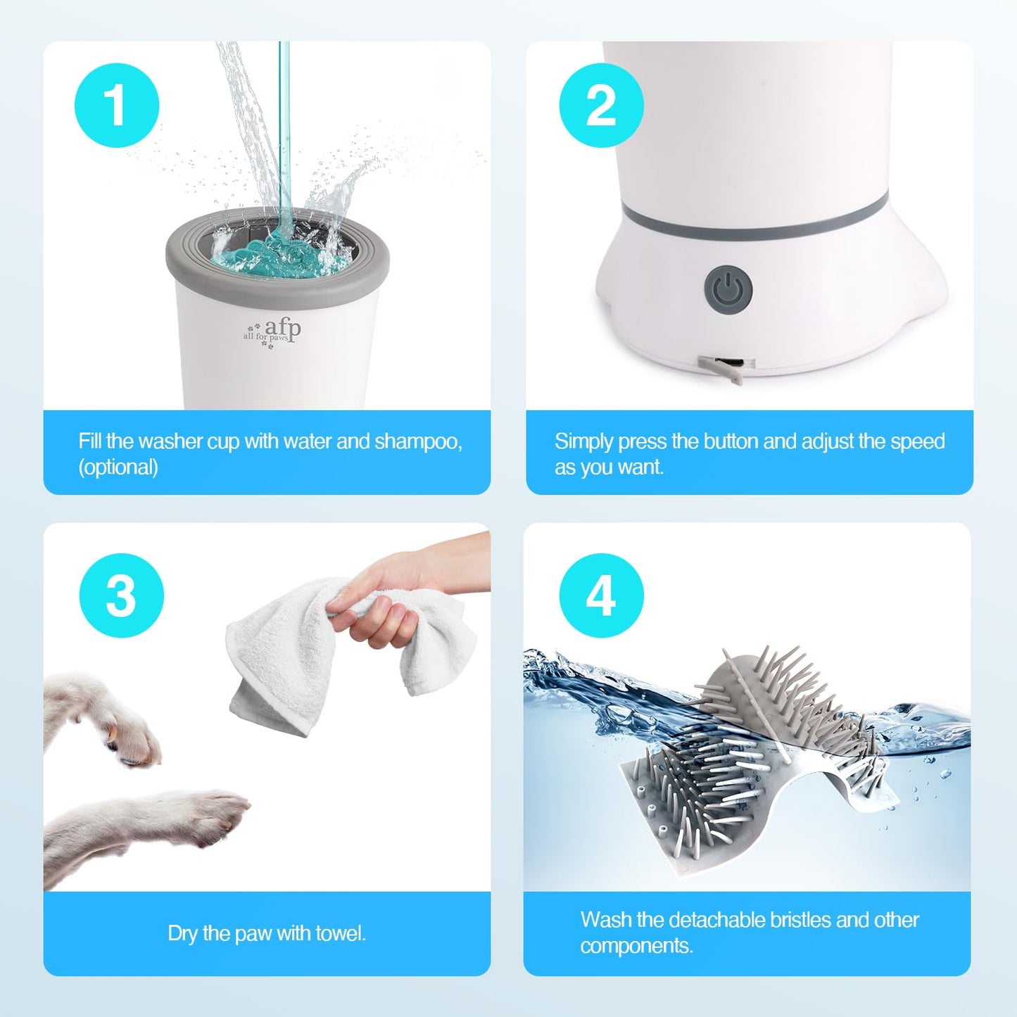 Automatic Dog Paw Cleaner