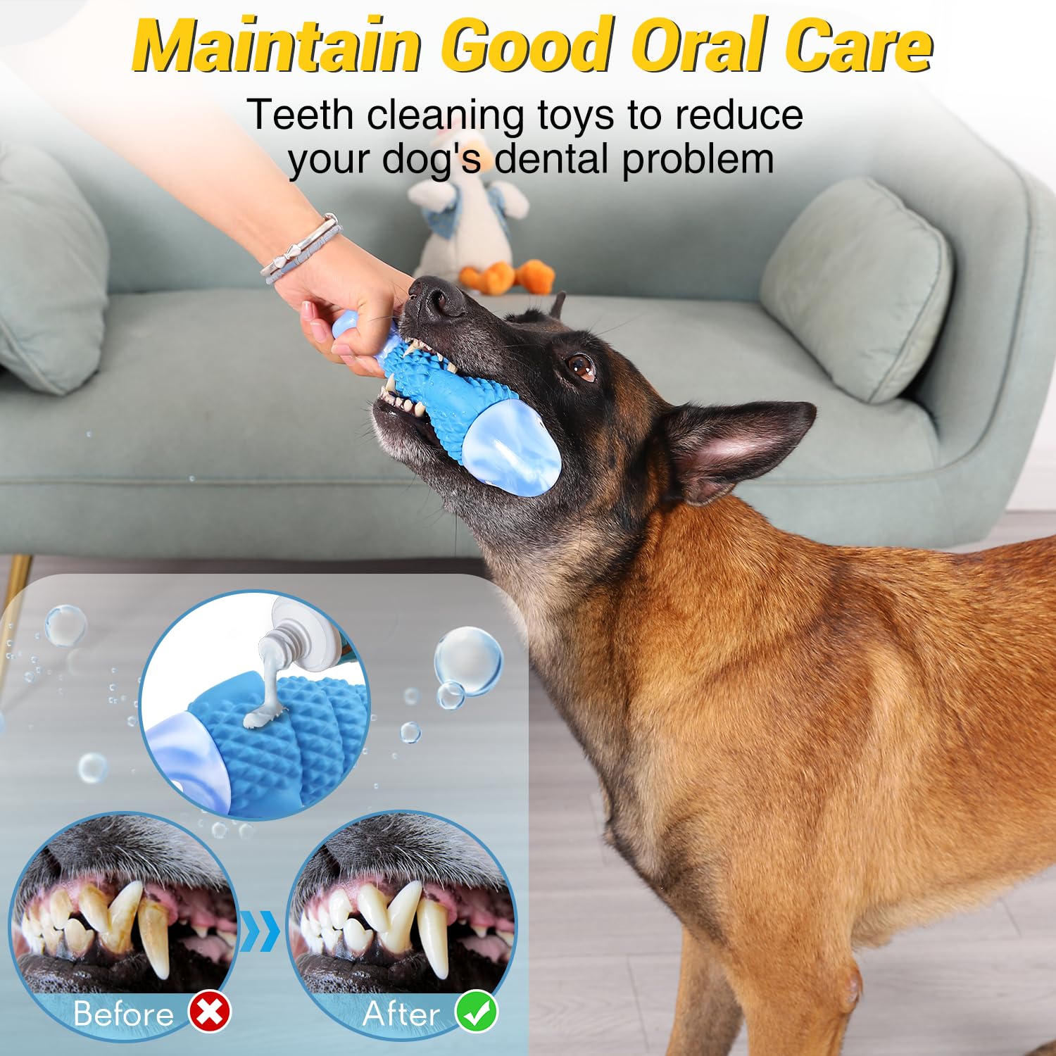 Tough Dog Indestructible Chew Toys | Bacon Flavored