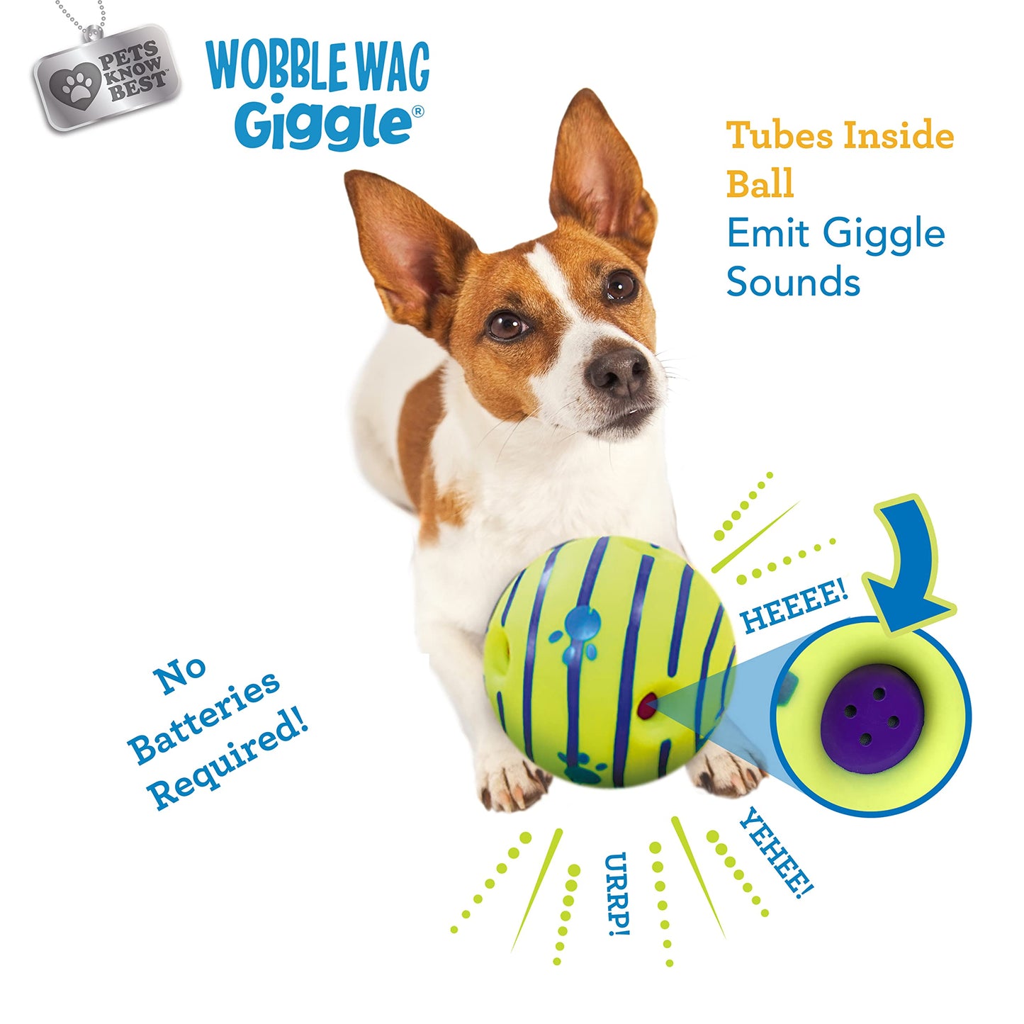 Dog Giggle Ball | Interactive Rolling Toy