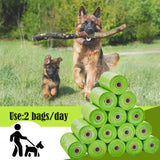 Dog Poop Bags Biodegradable - Certified Home Compostable 120 Counts