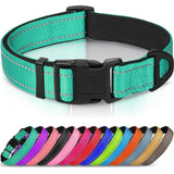 Reflective Adjustable Dog Collar – Soft Neoprene Padding