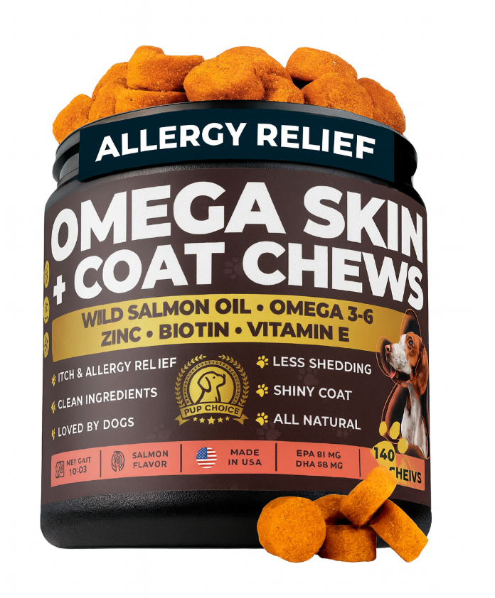 Omega Dog Skin & Coat Chews