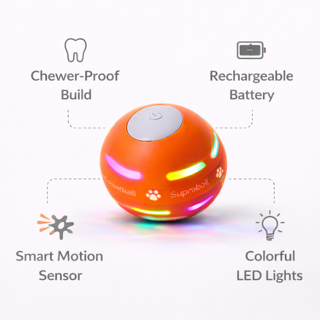 Motion Activated Dog Ball